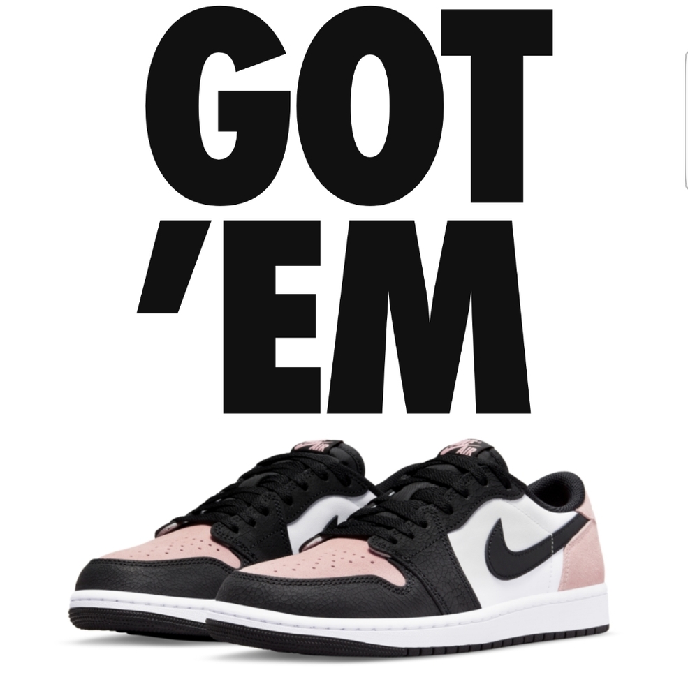 Air Jordan 1 Low OG Bleached Coral